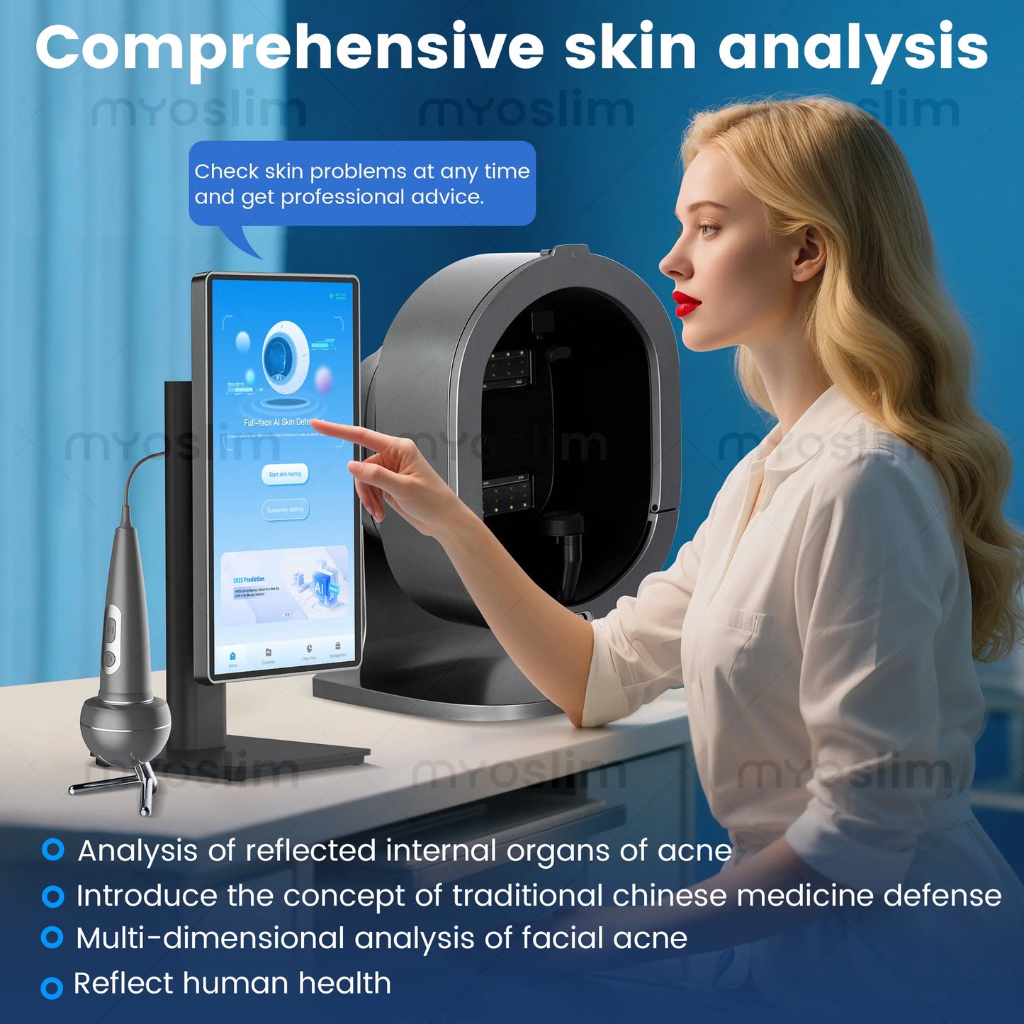 TAIXL X5 Pro AI Skin Image Analyzer Full Body Multispectral Scalp Scanner