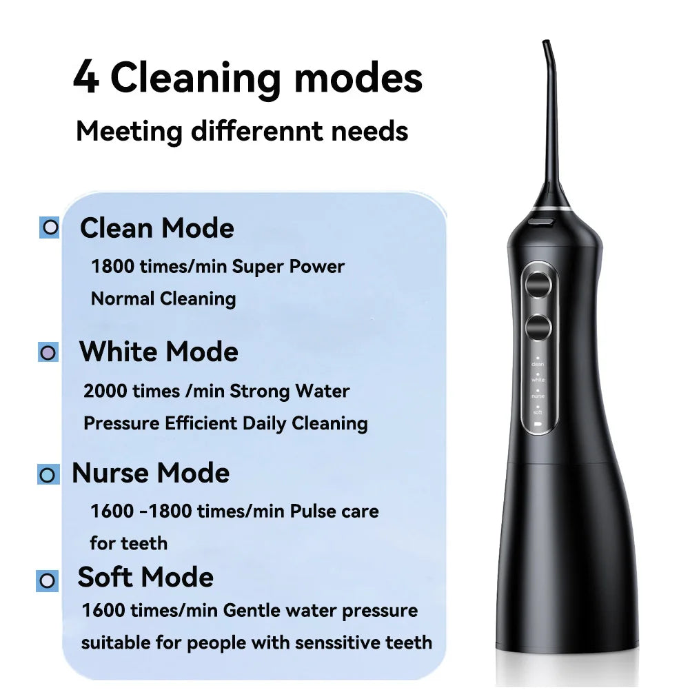 DLSOTE Sonic Oral Irrigator Electric Toothbrush Set Water Flosser