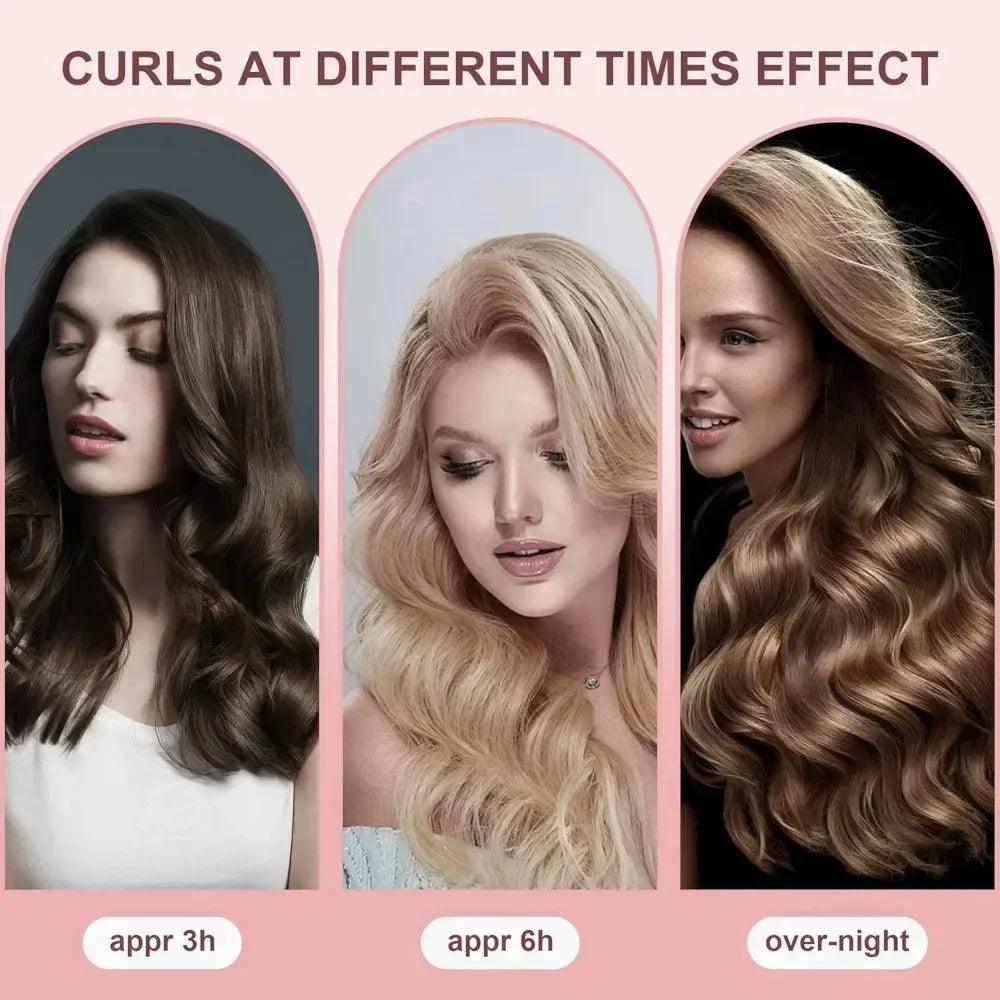 Heatless Curling Rod Headband No Heat Hair Rollers Overnight Curls
