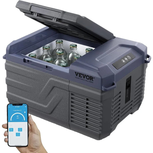 XMSJ 12V Car Refrigerator Portable 9L Single Zone Freezer