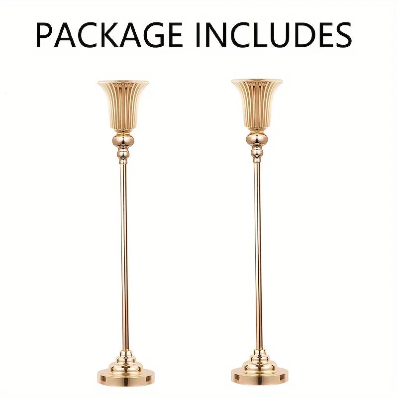 Wedding Centerpiece Floor Vase Metal for Parties and Seasonal Decor