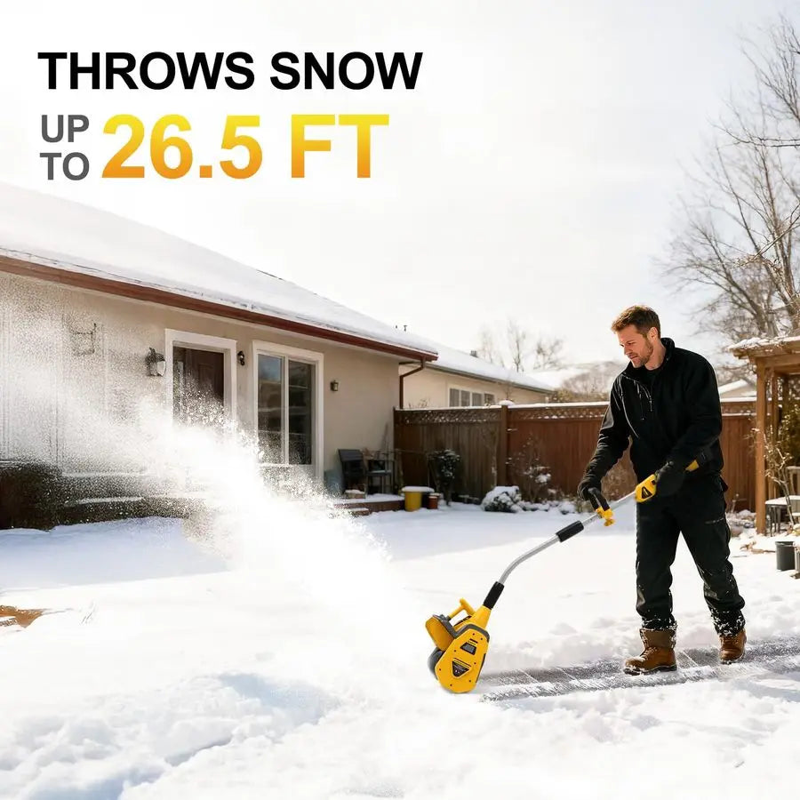 Cordless Snow Shovel Compatible With Dewalt 20V Battery
