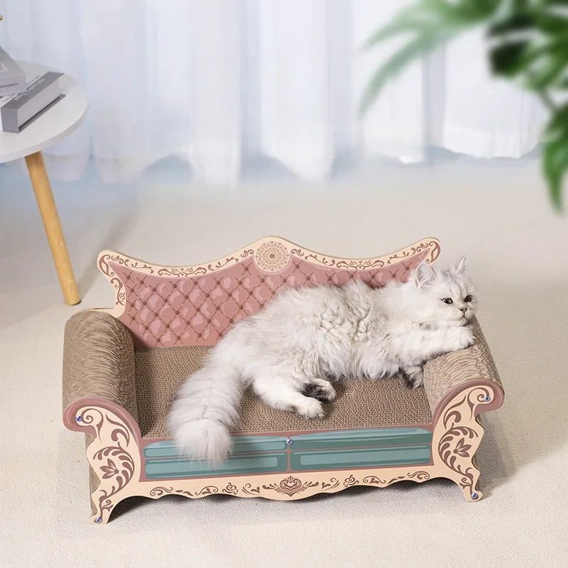 CZBNYXCN Cat Scratch Board Sofa Bed Integrated L Shaped