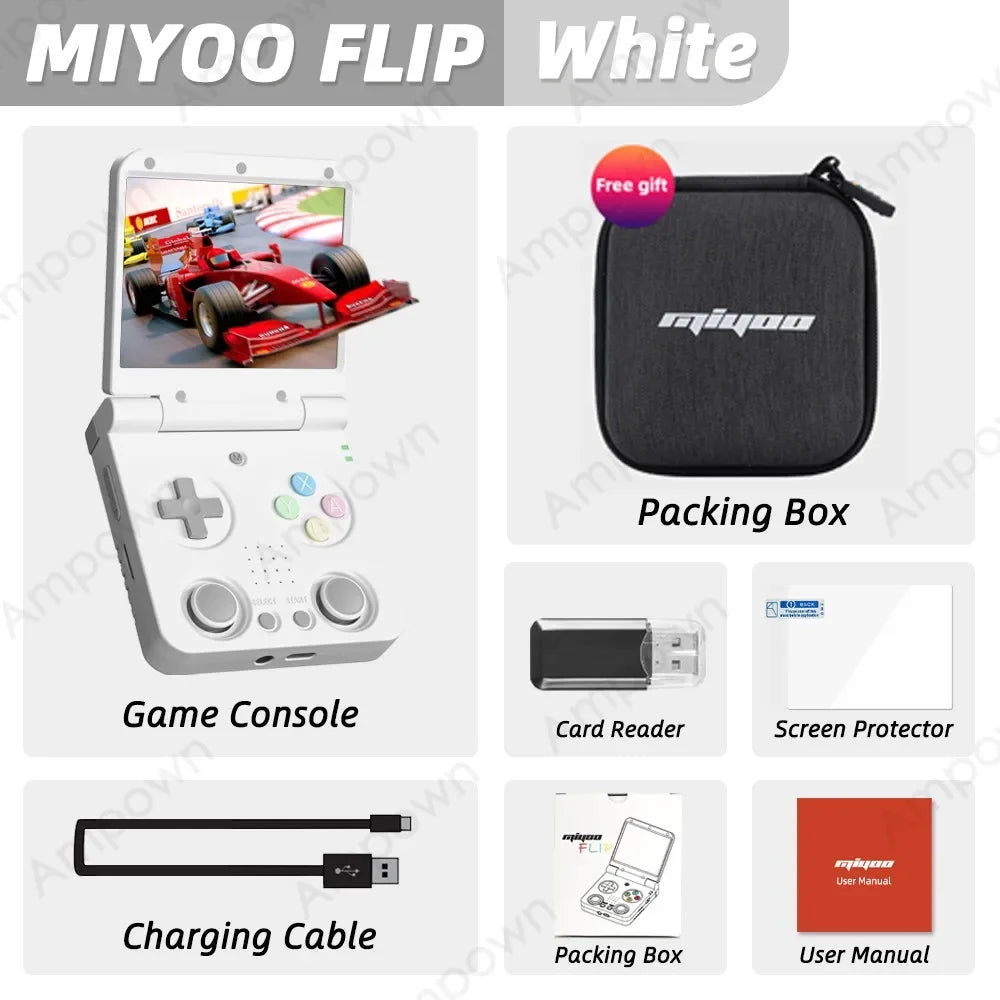 MIYOO Flip V2 Handheld Console With Linux Onion OS