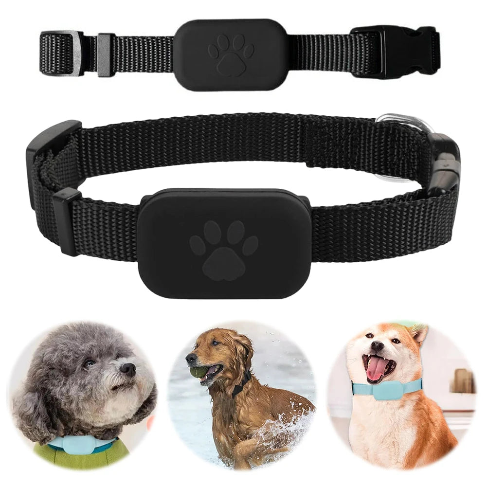 APWIKOGER Pet GPS Tracker With Adjustable Collar For Pets