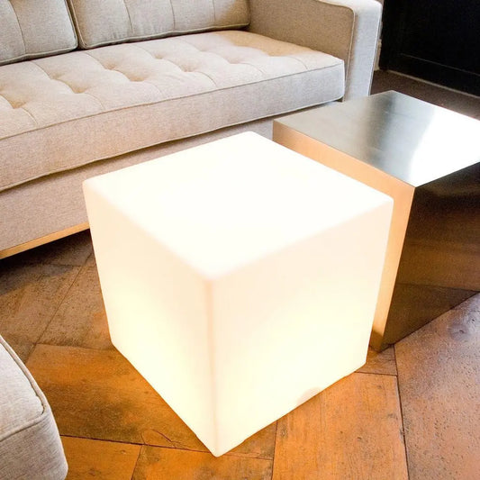 LED Cube Table Chair With Rechargeable Battery And Remote Control