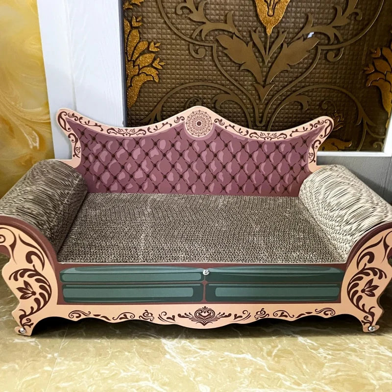 CZBNYXCN Cat Scratch Board Sofa Bed Integrated L Shaped