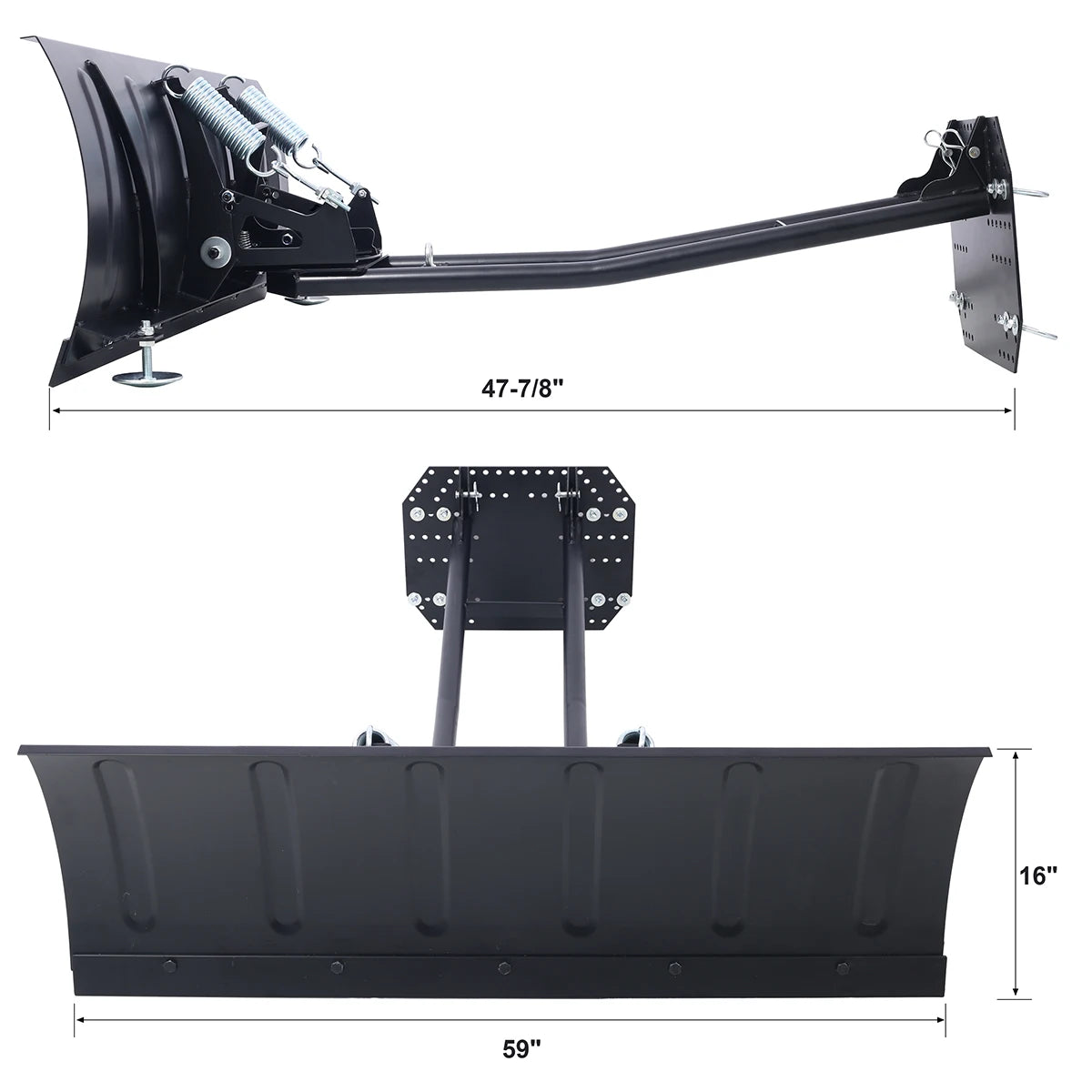Universal Snow Plow Kit For ATVs And UTVs Adjustable Angles