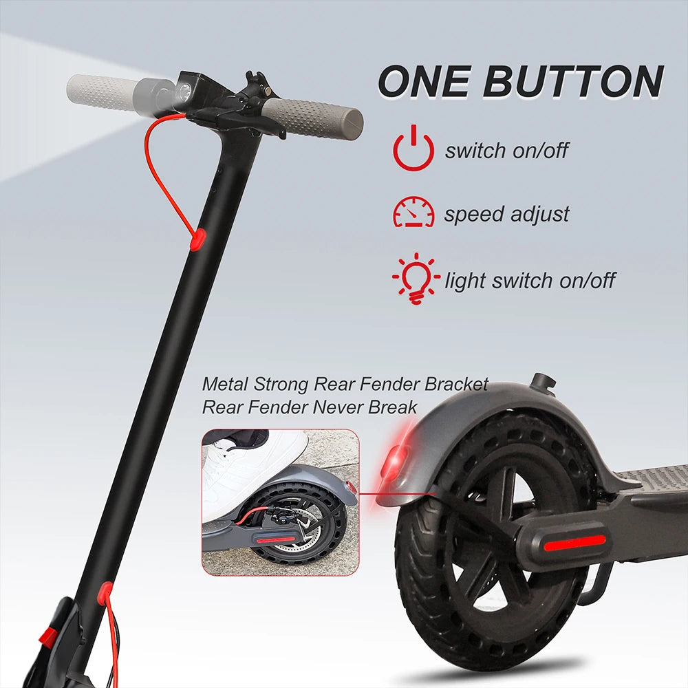 AOVOPRO ES80 350W Electric Scooter With App Control Foldable