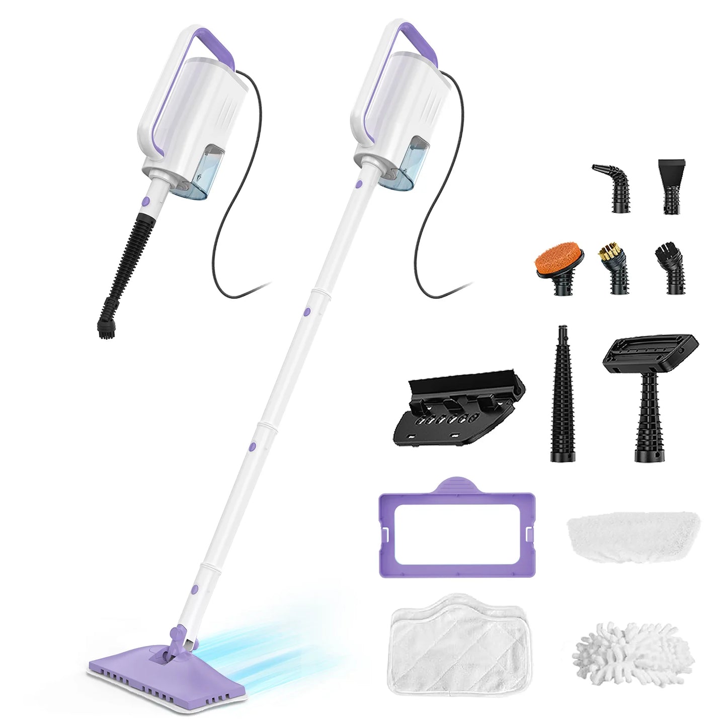 INSE 1200W Steam Mop Detachable Floor Cleaner For Hard Floors