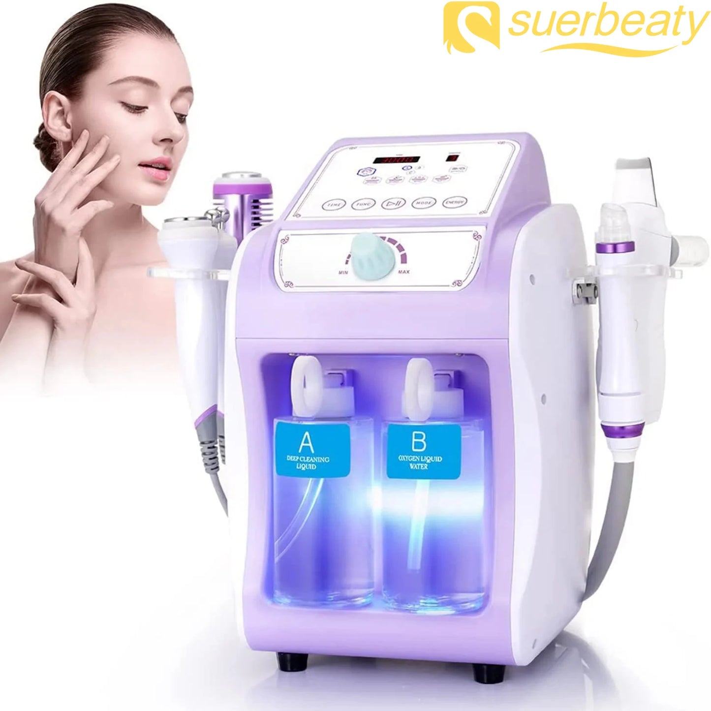 UNOISETION Hydro Water Oxygen Jet Peel Facial Machine