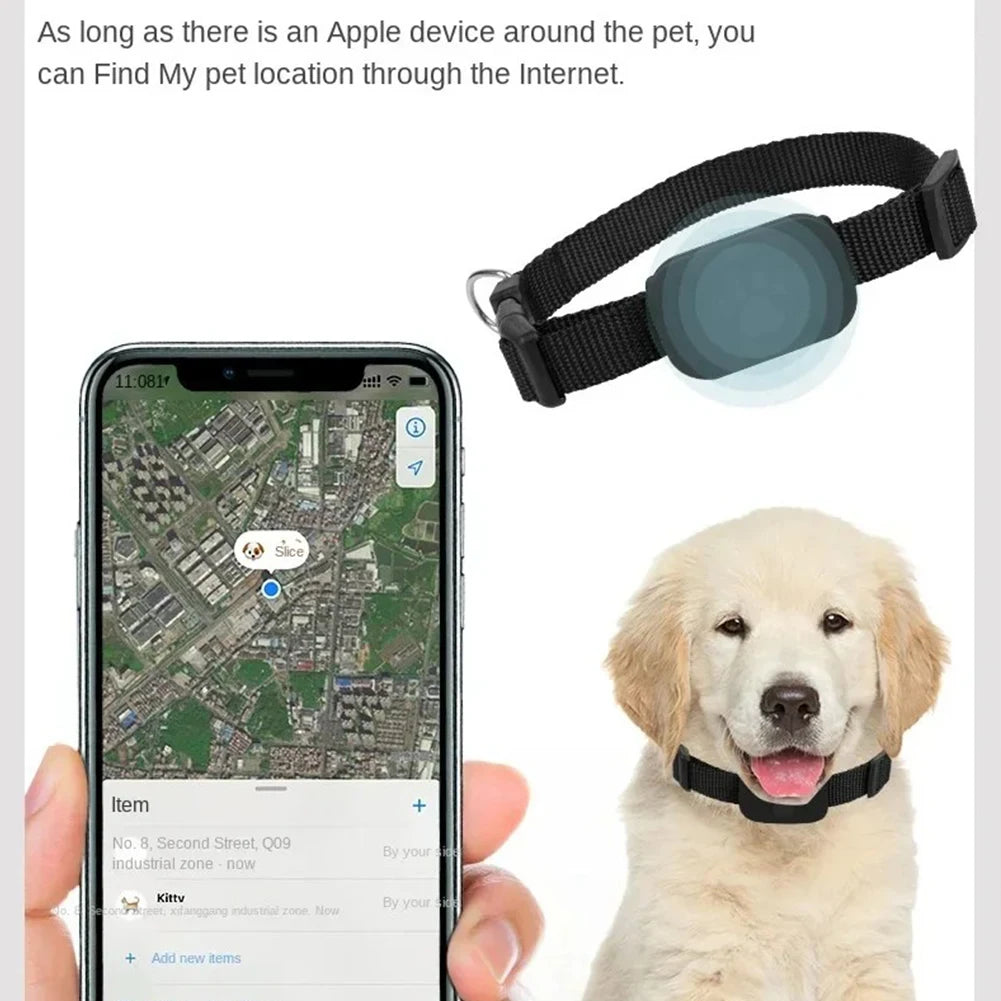 APWIKOGER Pet GPS Tracker With Adjustable Collar For Pets