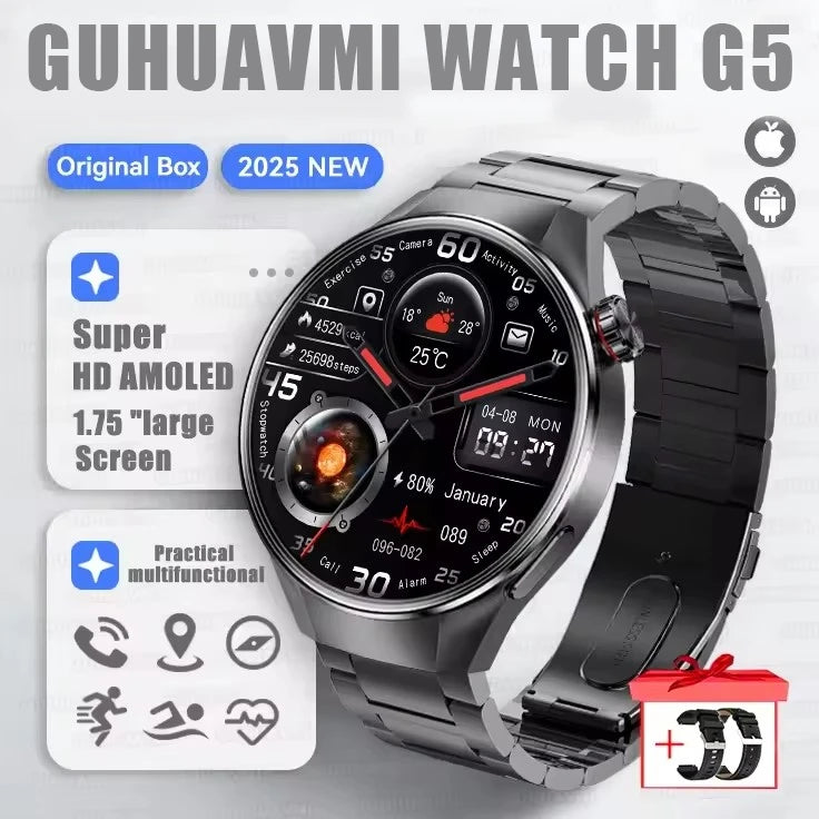 Originl G5 Plus Smartwatch AMOLED GPS Bluetooth Call Heart Rate