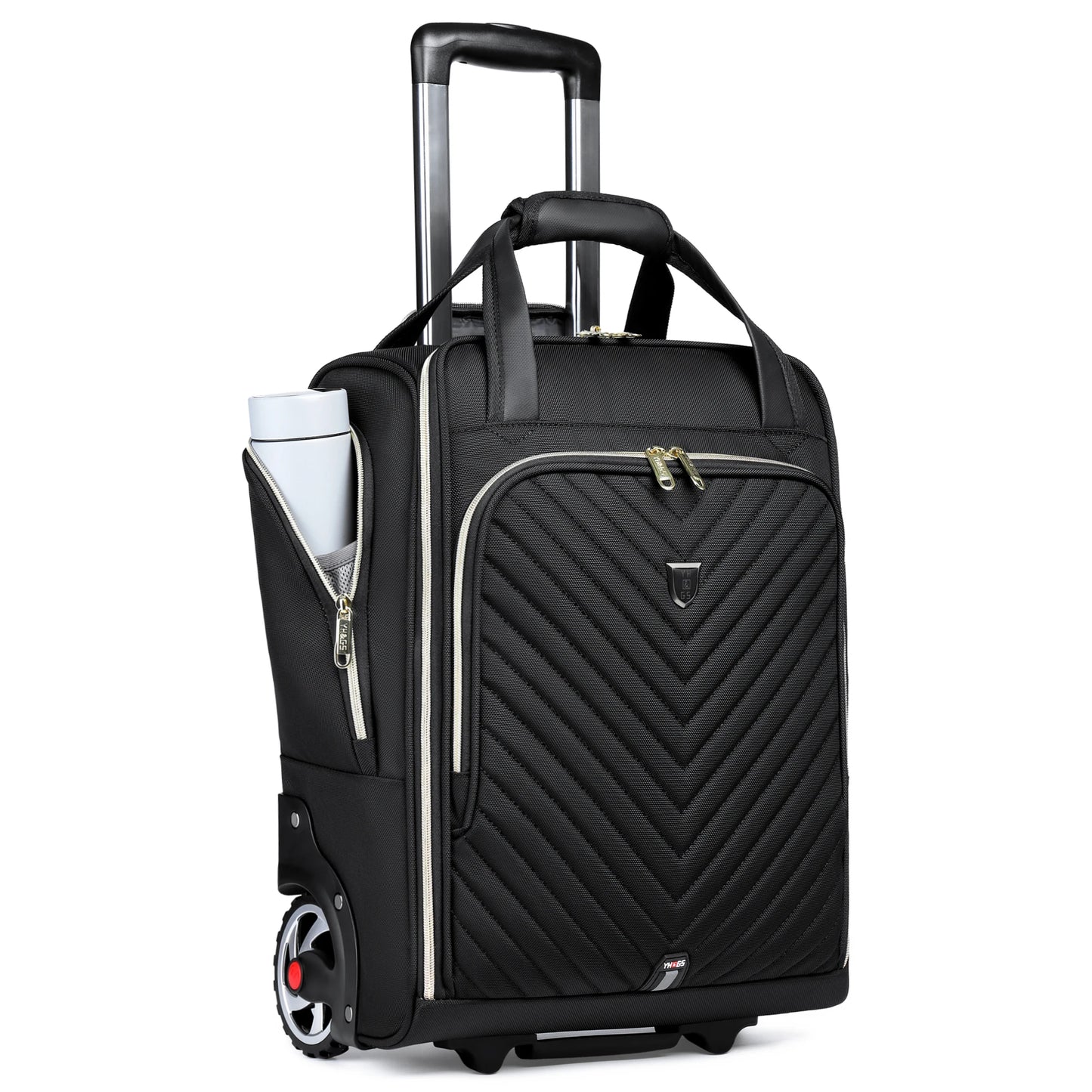 RUCYENCN Laptop Carry On Rolling Luggage Bag With Wheels