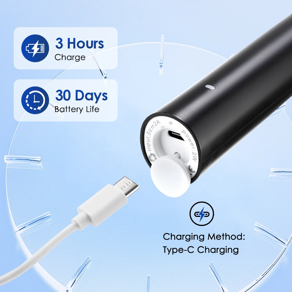 AFDEAL Smart Rotating Electric Toothbrush With Four Heads Oral Care