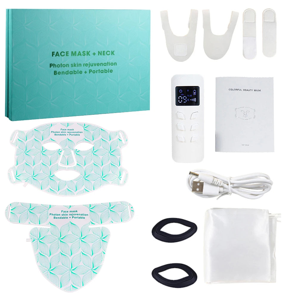 UBilli Silicone LED Face Mask Light Therapy Anti Aging