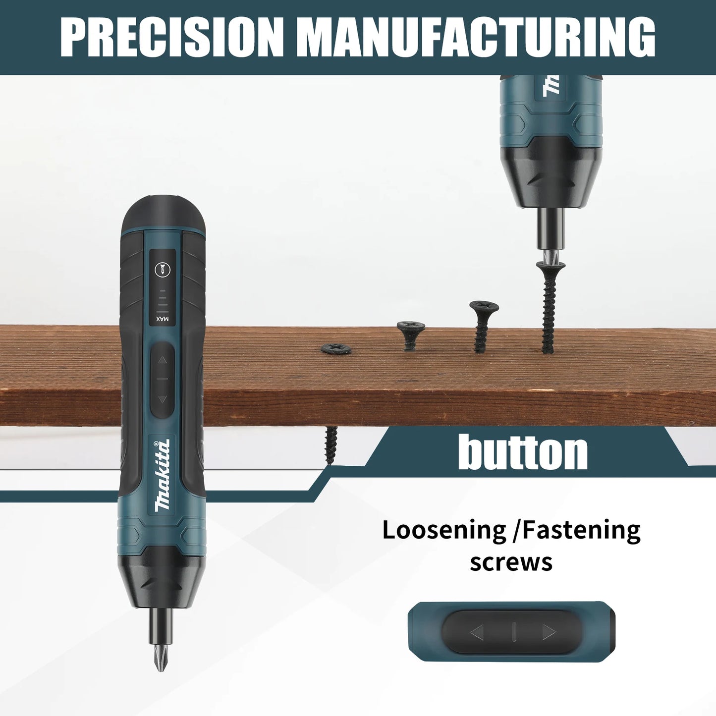 Makita Cordless Electric Screwdriver for Installation and Removal