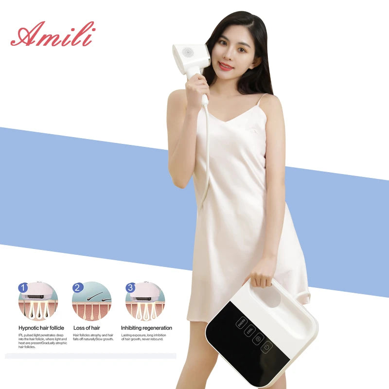 Amilibeauty IPL Laser Hair Removal Device With Cooling System