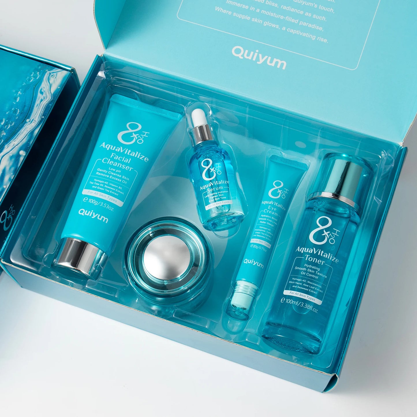 Laikou AquaVitalize Hydration Skincare Set 5 Piece Deep Moisturizing Kit