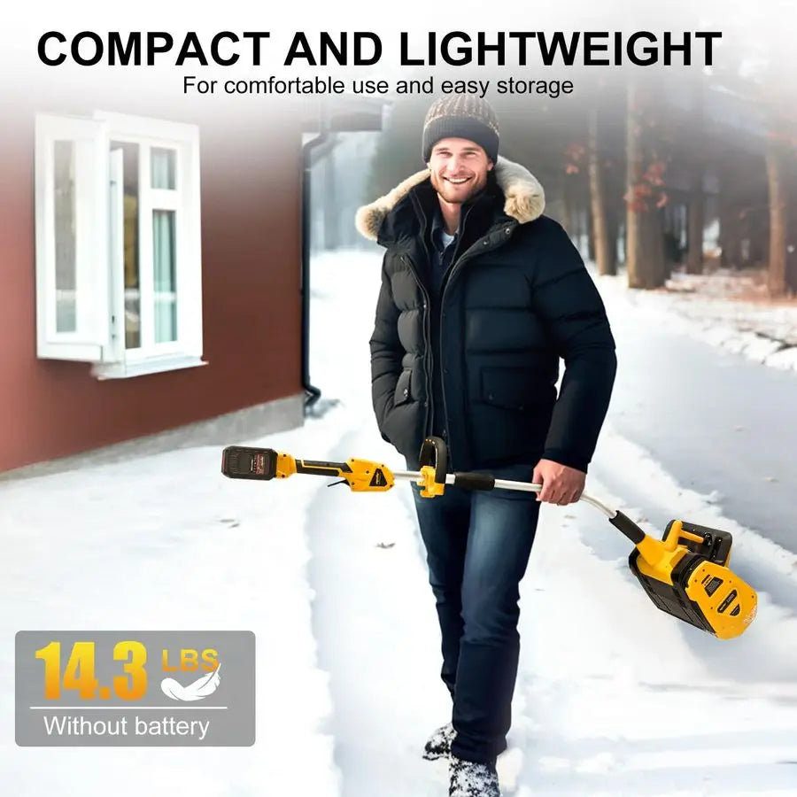 Cordless Snow Shovel Compatible With Dewalt 20V Battery