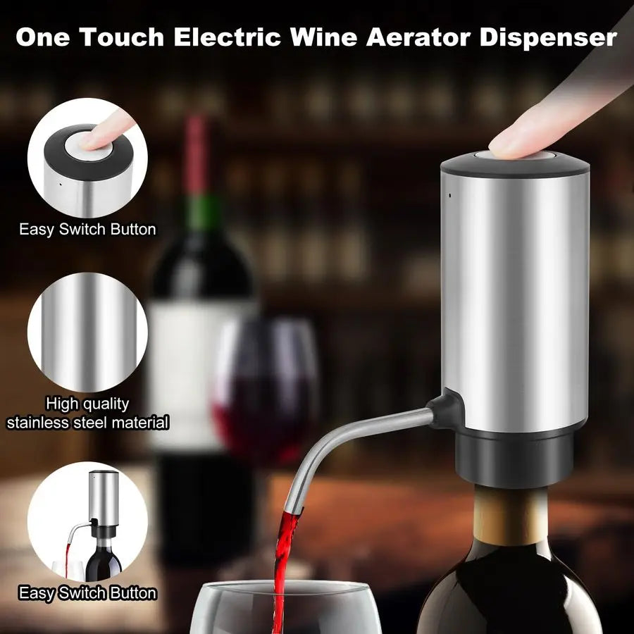 XMSJ Electric Wine Opener With Decanter Aerator