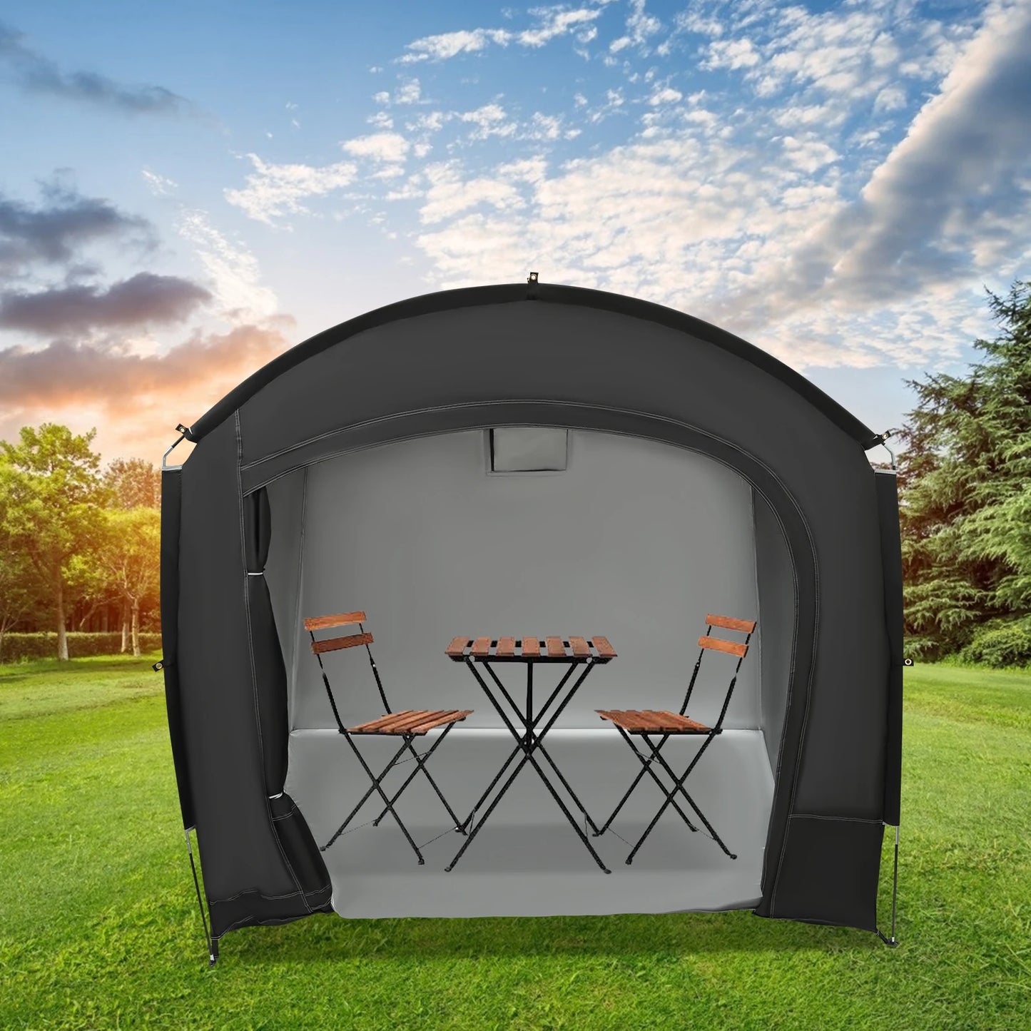 Bike Storage Shelter Portable Waterproof Tent for 1-4 Bikes