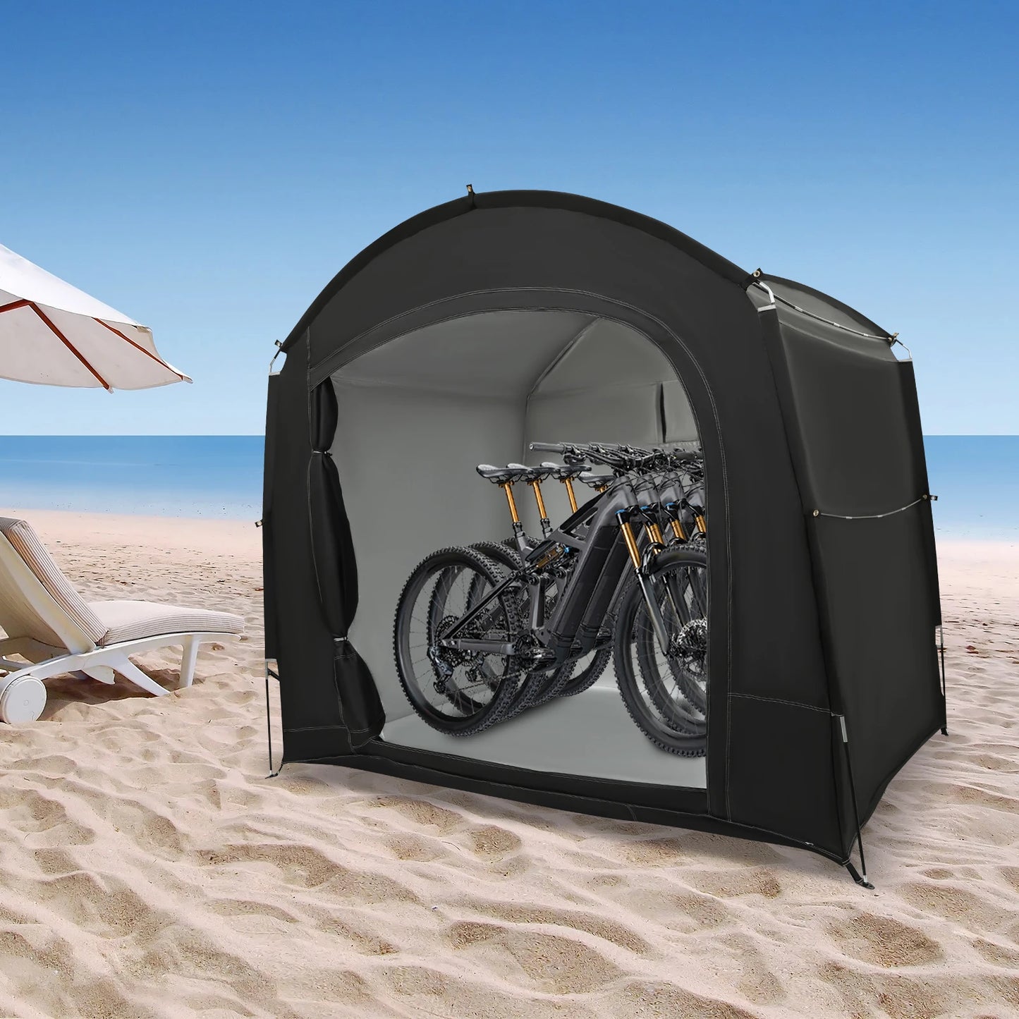 Bike Storage Shelter Portable Waterproof Tent for 1-4 Bikes