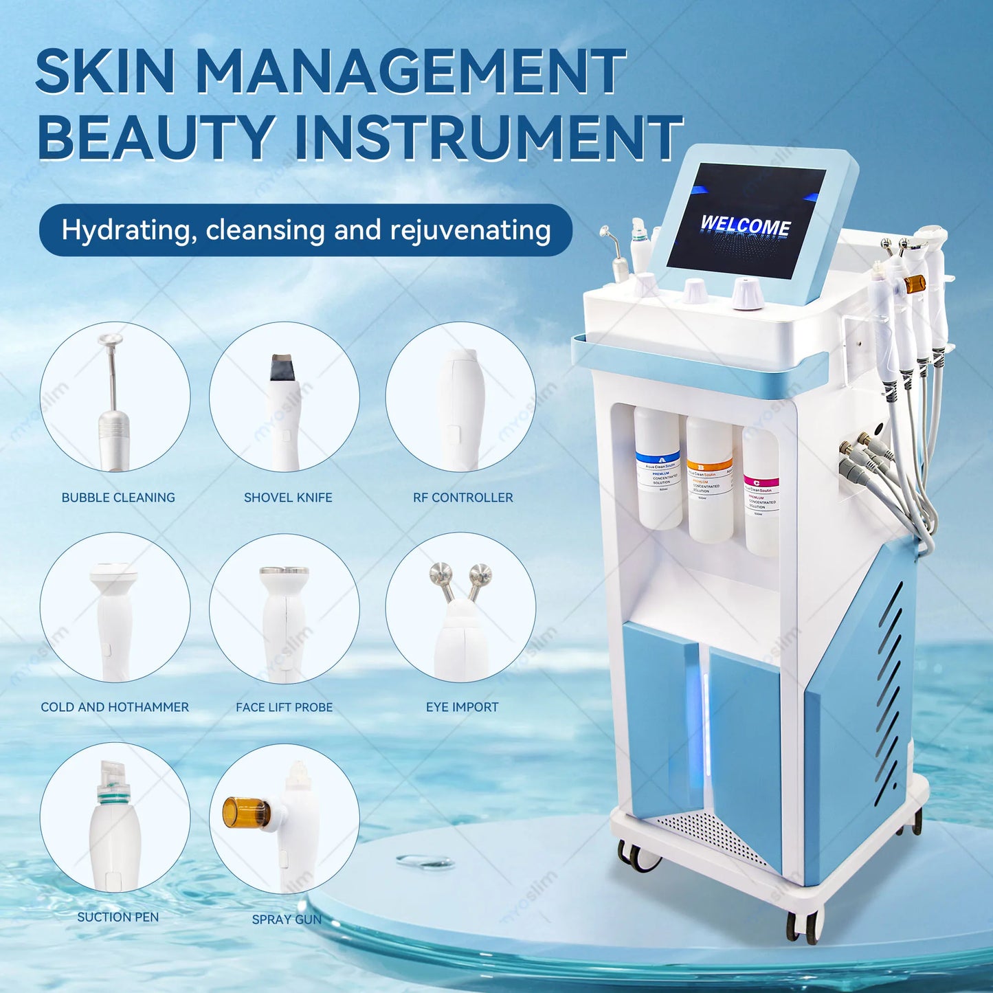 TAIXL Oxygen Skin Moisturizing Hydrodermabrasion Facial Device