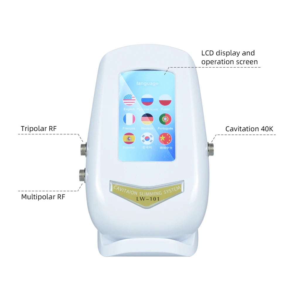 Skinterest 40K Cavitation Massager Face Body Skin Tightening Beauty Salon