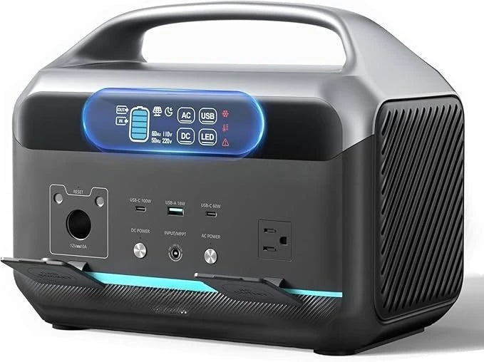 600W Portable Power Station With 576Wh LiFePO4 Battery