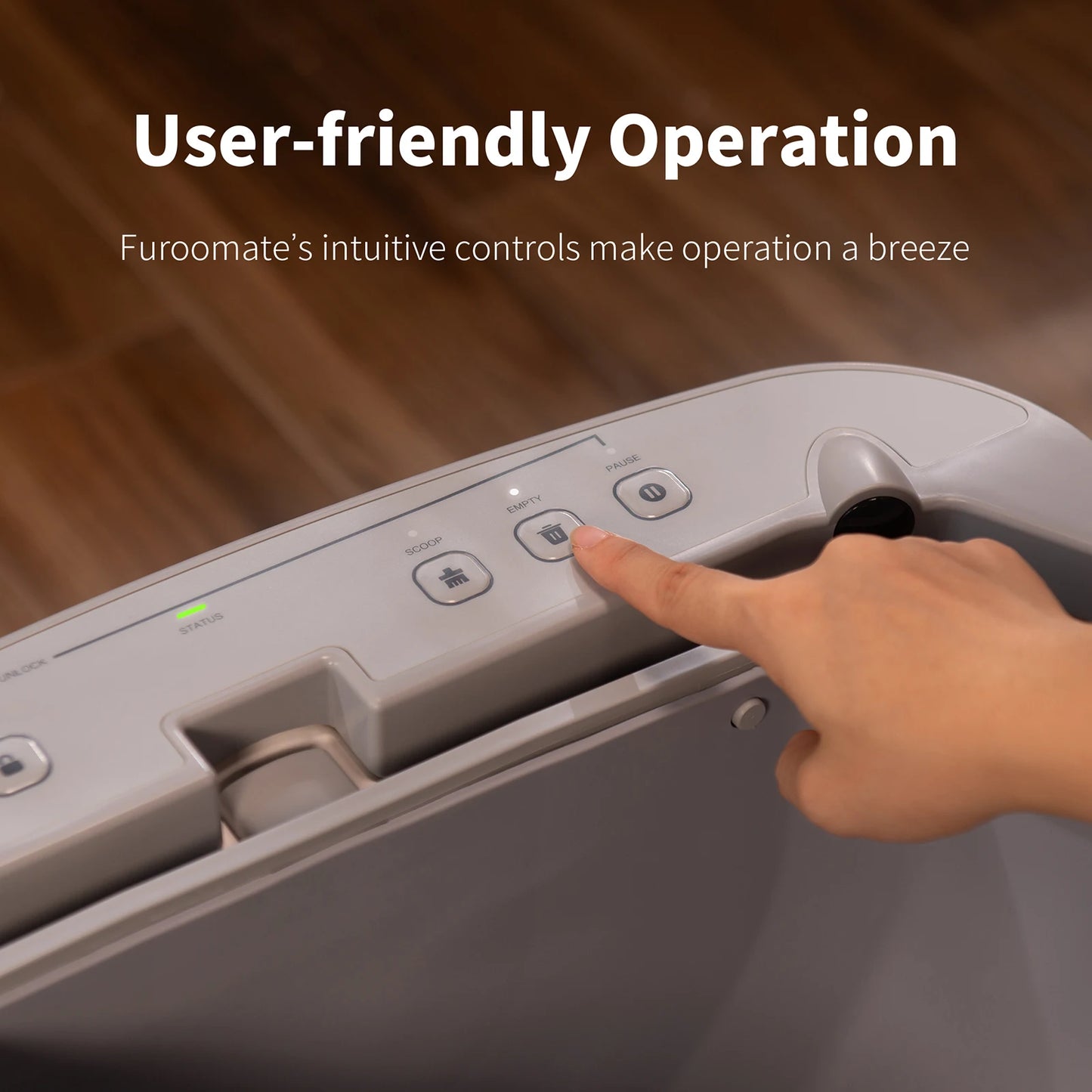 Furoomate F6 Self Cleaning Open Top Automatic Cat Litter Box Odor Control
