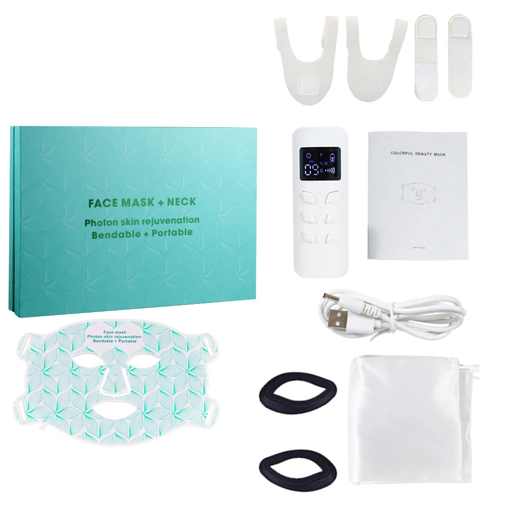 UBilli Silicone LED Face Mask Light Therapy Anti Aging