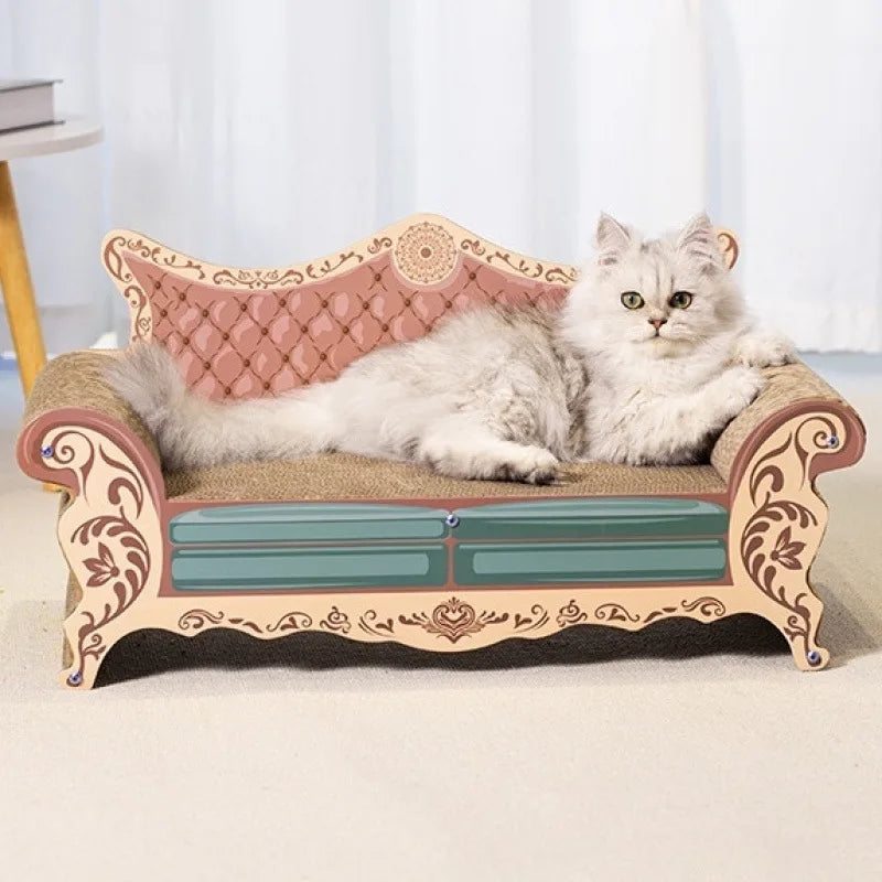 CZBNYXCN Cat Scratch Board Sofa Bed Integrated L Shaped