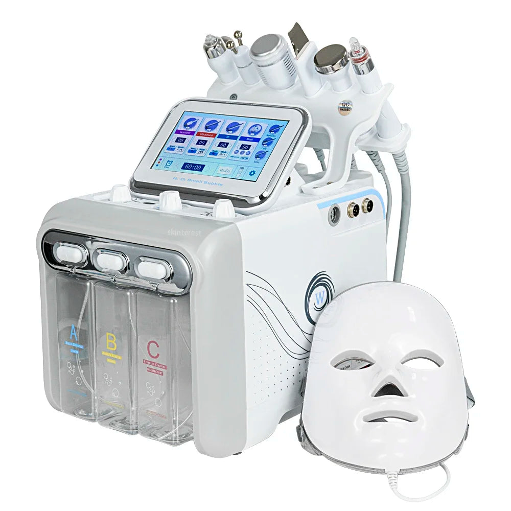 Missheart 7in1 Bubble Facial Machine Water Oxygen Jet Diamond Microdermabrasion