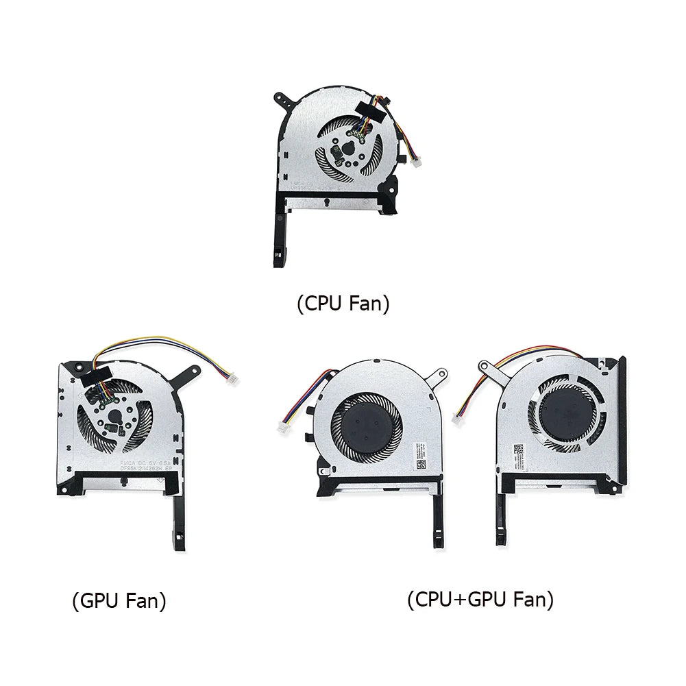 VODOOL Laptop CPU GPU Cooling Fan For ASUS ROG TUF FX505 FA506IU