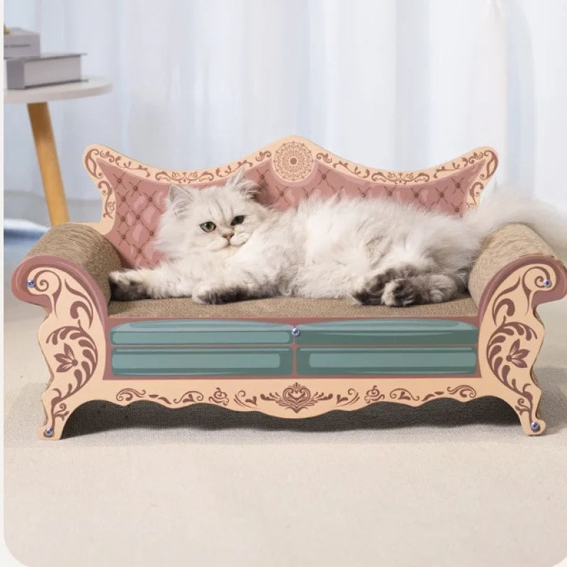 CZBNYXCN Cat Scratch Board Sofa Bed Integrated L Shaped