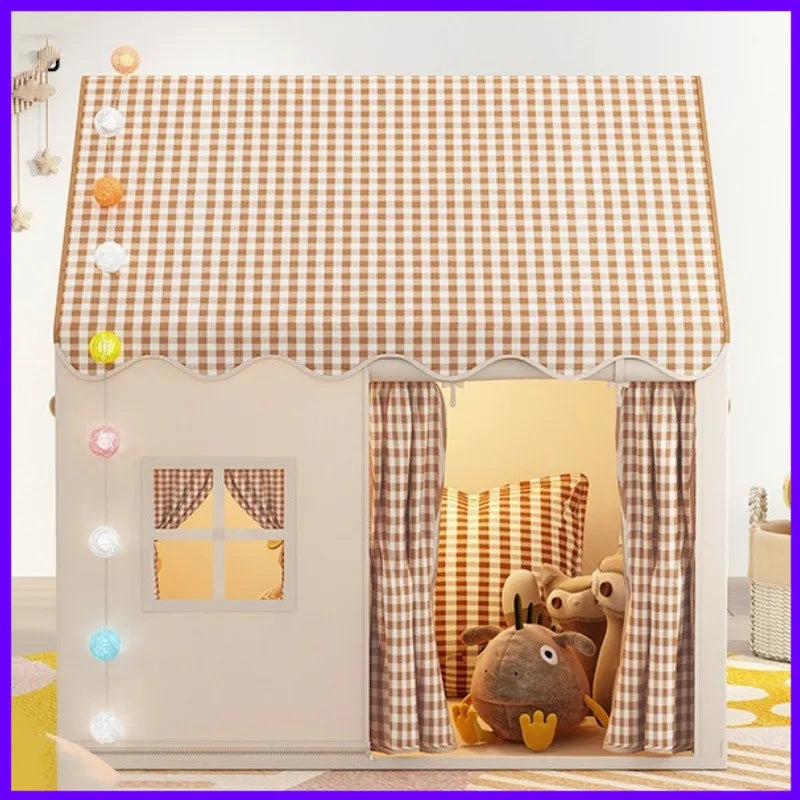 ZOCO Folding Play Tent Castle For Kids Indoor Decor