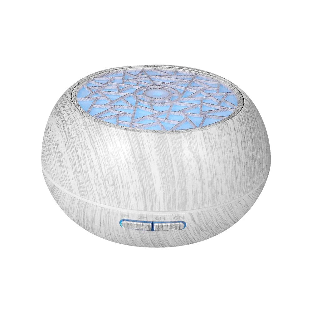 Miflame Ultrasonic Humidifier with Seven Color LED Aromatherapy Diffuser