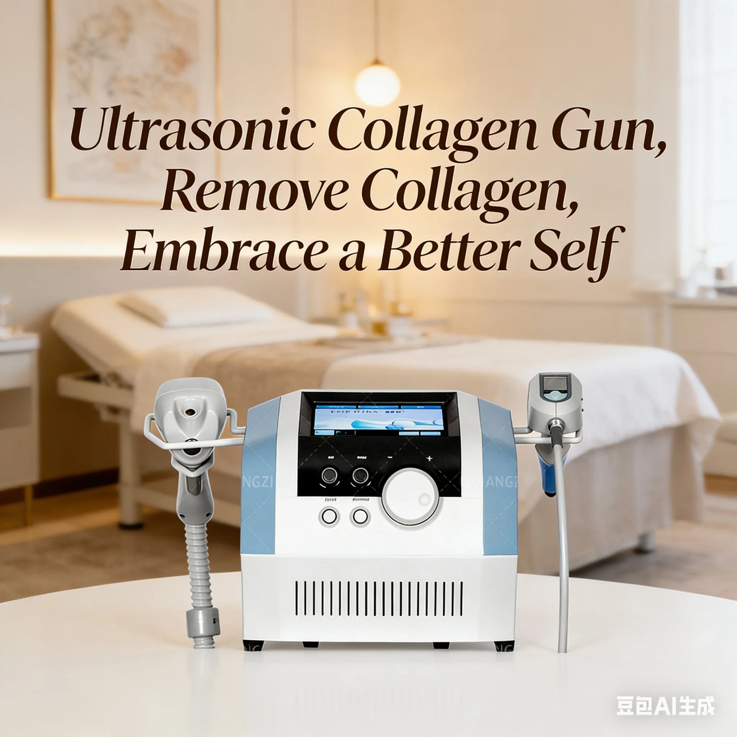 Myoslim 2 Handles 360 Degree Ultrasound Slimming Machine For Cellulite Reduction