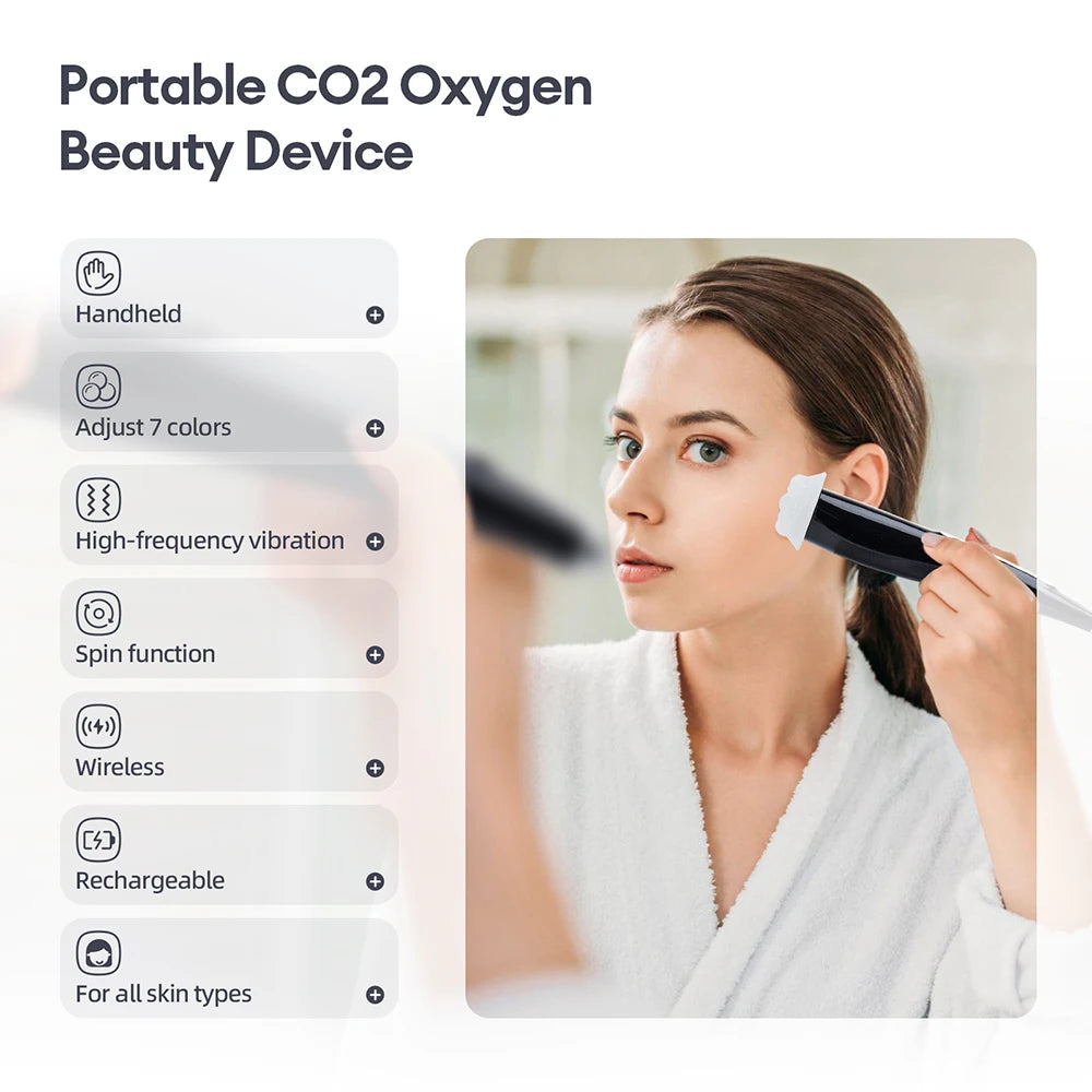 Iebilif Oxygen Bubble Pen Facial Oxygen Device For Skin Tightening