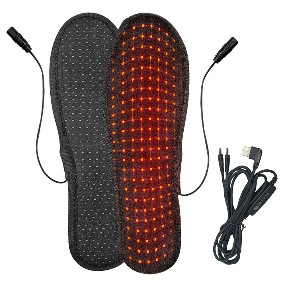 Shunmaii USB Heated Insoles Feet Warmer For Winter Comfort