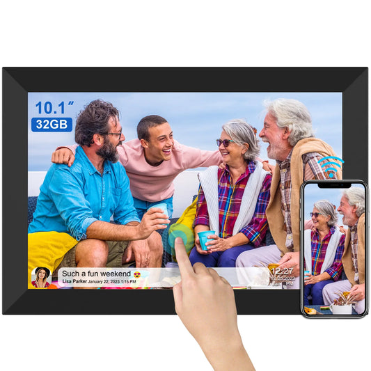 YENOCK 32GB Smart WiFi Digital Photo Frame with Touch Screen