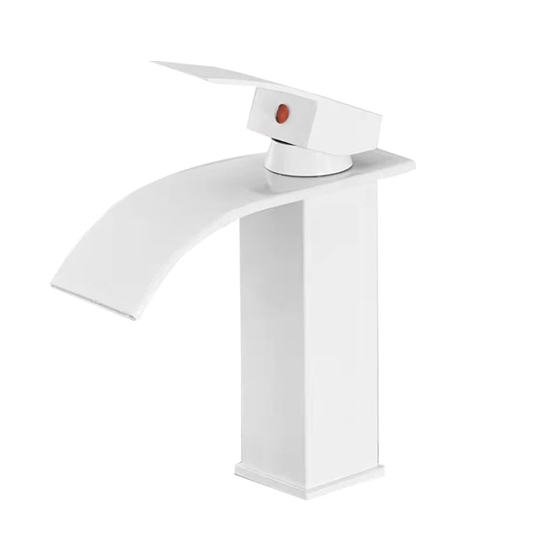 MYQualife Waterfall Vessel Faucet Single Hole Deck Mounted Mixer