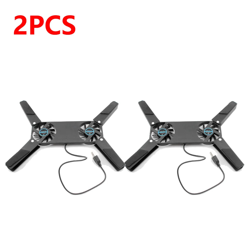 JEYI Foldable Laptop Cooling Pad With 2 Fans USB Powered