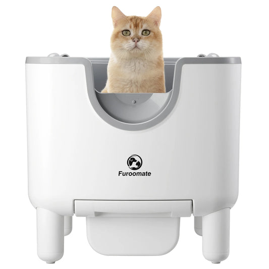 Furoomate F6 Self Cleaning Open Top Automatic Cat Litter Box Odor Control