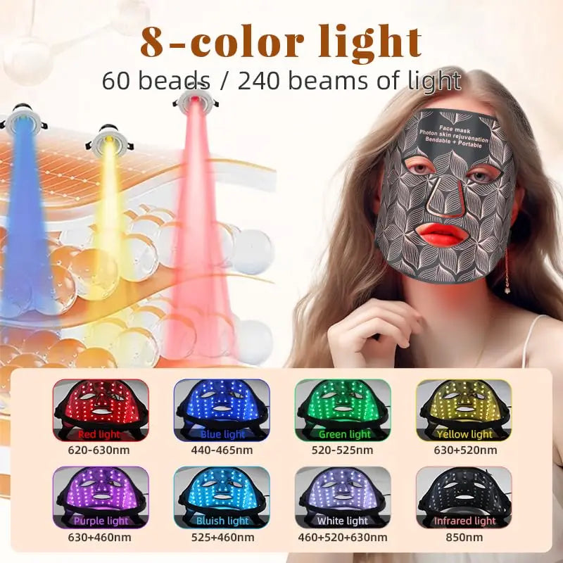 UBilli Silicone LED Face Mask Light Therapy Anti Aging