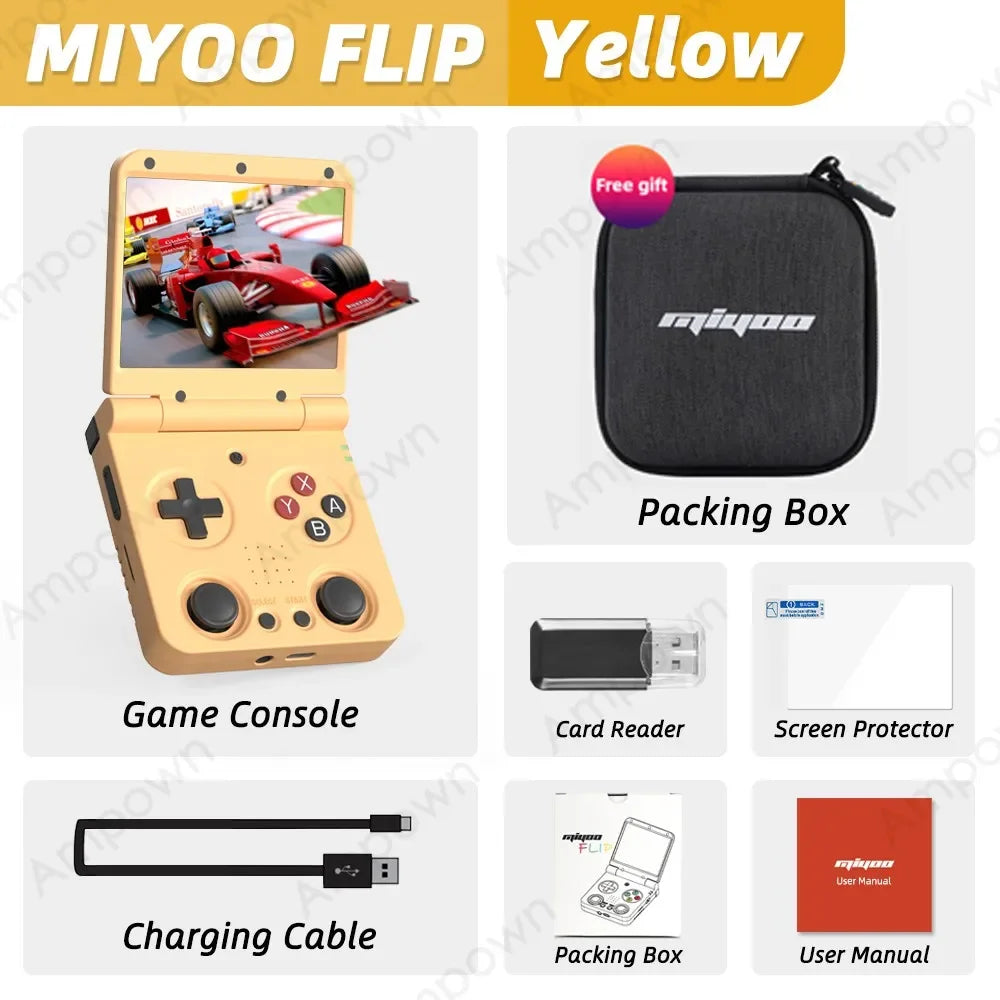 MIYOO Flip V2 Handheld Console With Linux Onion OS