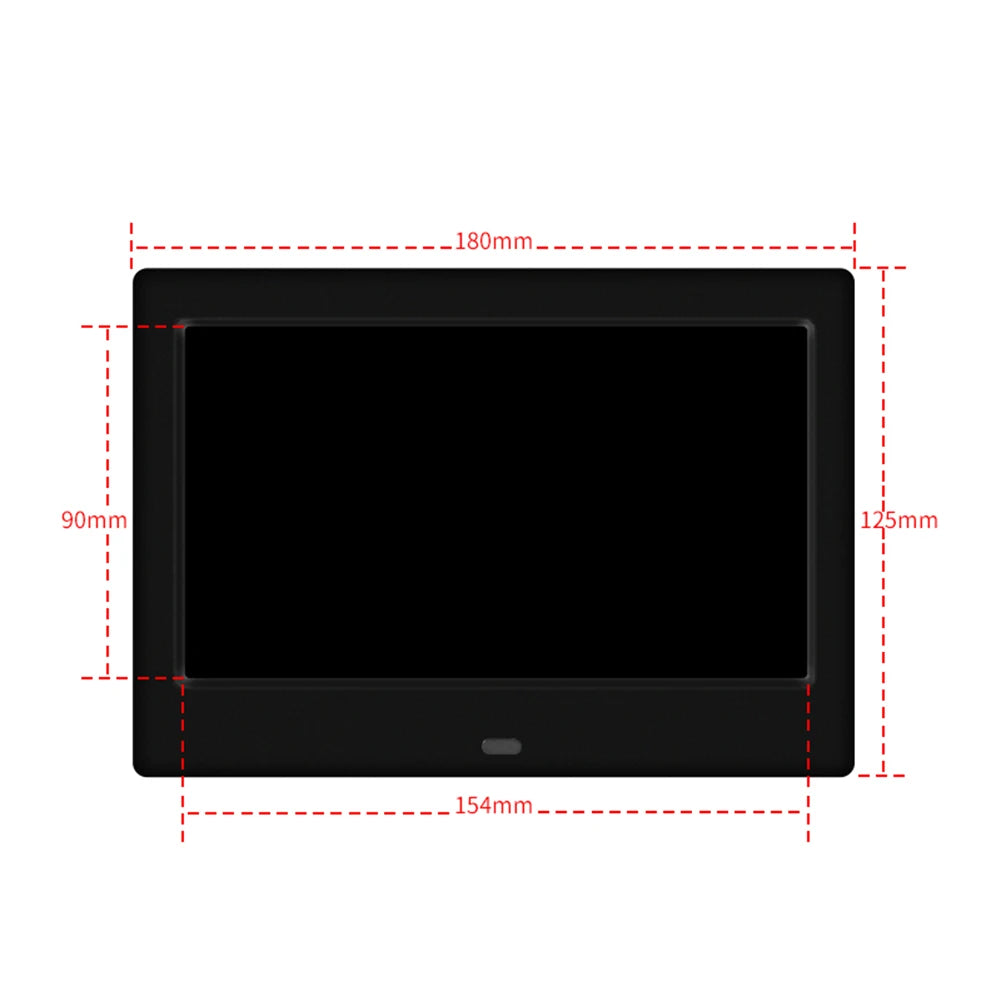 VAKIN HD LED Digital Photo Frame With Clock MP3 MP4