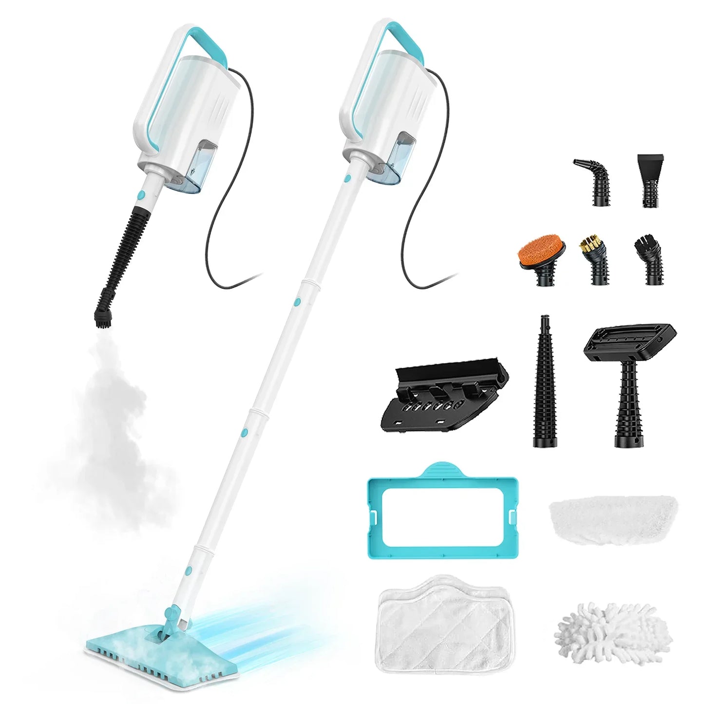 INSE 1200W Steam Mop Detachable Floor Cleaner For Hard Floors