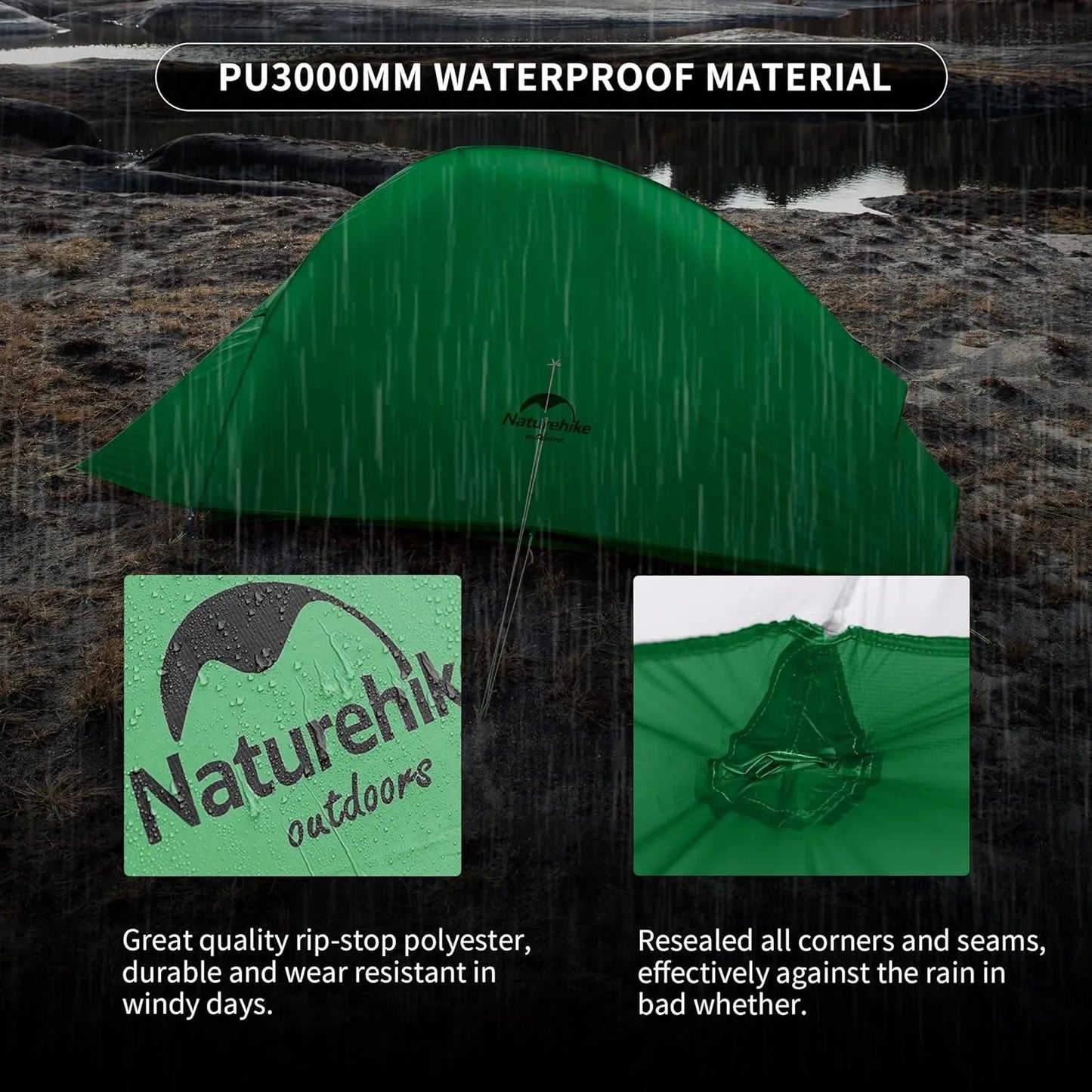 Naturehike Cloud Up 2 Person Camping Tent Ultralight Three Season